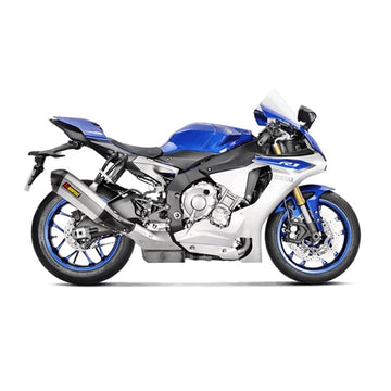 YAMAHA YZF-R1 / M - (2015-2016) Akrapovic Titanium Silencer Slip-On Kit - Road Legal Optional Baffle Available