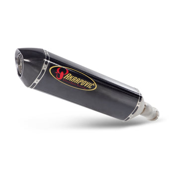 YAMAHA FZ1 / Fazer (1000cc) - (2006-2015) Akrapovic Carbon Silencer Slip-On Kit - Hexagonal - Road Legal Removable Baffle