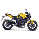 YAMAHA FZ1 / Fazer (1000cc) - (2006-2015) Akrapovic Carbon Silencer Slip-On Kit - Hexagonal - Road Legal Removable Baffle