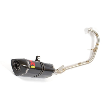 YAMAHA YZF-R125 - (2008-2013) Akrapovic Carbon Silencer Complete System - Noise Compliant  - Race Removable Baffle