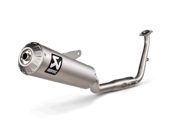YAMAHA XSR125 - (2021-2026) Akrapovic Titanium Silencer Complete System - Road Legal