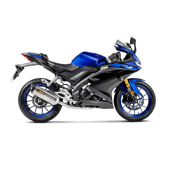 YAMAHA YZF-R125 - (2019-2020) Akrapovic Titanium Silencer Complete System - Road Legal