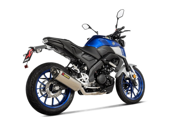 YAMAHA MT-125 - (2021-2024) Akrapovic Titanium Silencer Complete System - Road Legal