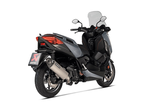 YAMAHA X Max 125 - (2022-2024) Akrapovic Stainless Slip-On Kit  - Road Legal
