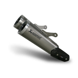 YAMAHA V Max 1700 [V-Max] - (2009-2016) Akrapovic Titanium Silencer Slip-On Kit - Twin Round With Etched logo - Road Legal Removable Baffle