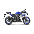 YAMAHA YZF-R3 - (2015-2016) Akrapovic Carbon Silencer Slip-On Kit - Hexagonal - Road Legal Removable Baffle