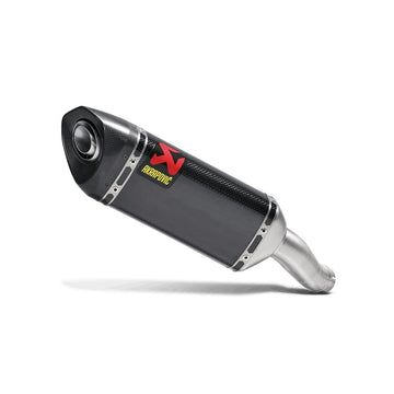 YAMAHA YZF-R3 - (2019-2021) Akrapovic Carbon Silencer Slip-On Kit - Hexagonal - Road Legal