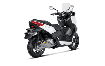 YAMAHA X Max 250 - (2007-2016) Akrapovic SP Titanium Slip-On Kit - Road Legal Removable Baffle