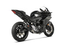 YAMAHA YZF-R3 - (2025-2026) Akrapovic Carbon Silencer Complete Stainless Race System - Hexagonal - Race Removable Baffle