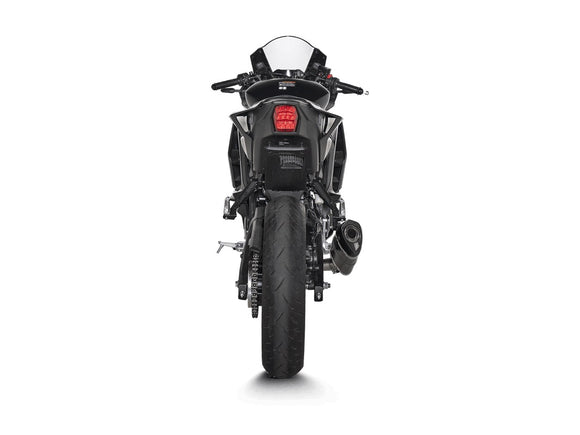 YAMAHA YZF-R3 - (2025-2026) Akrapovic Carbon Silencer Complete Stainless Race System - Hexagonal - Race Removable Baffle