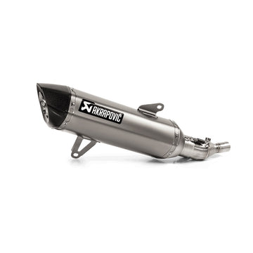 YAMAHA Tricity 300 - (2020-2020) Akrapovic Titanium Silencer Slip-On Kit - Road Legal