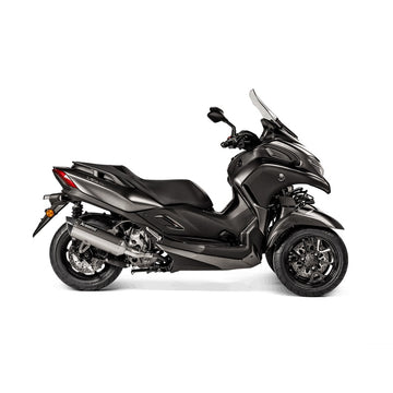 YAMAHA Tricity 300 - (2020-2020) Akrapovic Titanium Silencer Slip-On Kit - Road Legal