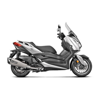 YAMAHA X Max 400 - (2018-2020) Akrapovic SP Titanium Slip-On Kit - Carbon Outlet - Road Legal Removable Baffle