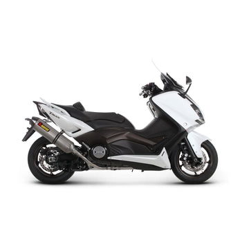 YAMAHA T Max - (2008-2007) Akrapovic Titanium Silencer Complete 2-2-1 Conical System - Race Removable Baffle