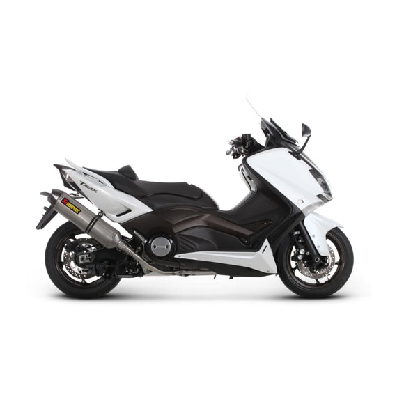YAMAHA T Max - (2008-2016) Akrapovic Titanium Silencer Complete 2-2-1 Conical System - Race Removable Baffle