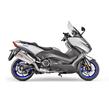 YAMAHA T Max - (2017-2019) Akrapovic Titanium Silencer Complete 2-2-1 Conical System - Road Legal