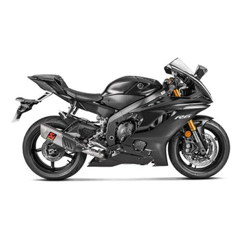 YAMAHA YZF-R6 - (2008-2016) Akrapovic Titanium Silencer Complete Stainless 4-2-1 System - Hexagonal - Race Removable Baffle