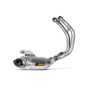 YAMAHA Tracer 7 / GT - (2020-2024) Akrapovic Titanium Silencer Stainless 2-1 System - Removable Baffle