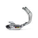 YAMAHA Tracer 700 / GT - (2016-2016) Akrapovic Titanium Silencer Stainless 2-1 System - Road Legal Removable Baffle
