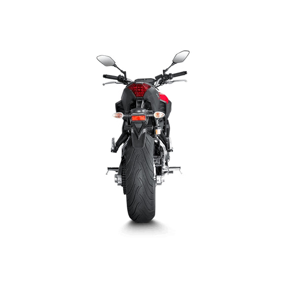 YAMAHA Tracer 7 / GT - (2020-2024) Akrapovic Titanium Silencer Stainless 2-1 System - Removable Baffle
