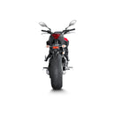 YAMAHA MT-07 - (2014-2016) Akrapovic Titanium Silencer Stainless 2-1 System - Road Legal Removable Baffle