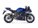 YAMAHA YZF-R7 - (2021-2025) Akrapovic Titanium Silencer Stainless 2-1 System - Road Legal