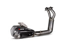 YAMAHA XSR700 - (2021-2021) Akrapovic Titanium Silencer Stainless 2-1 System - Road Legal