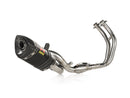 YAMAHA MT-07 - (2021-2024) Akrapovic Carbon Silencer Complete 2-1 Race System - Hexagonal - Race Removable Baffle