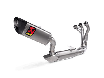 YAMAHA MT-09 - (2021-2023) Akrapovic Titanium Silencer Stainless 3-1 System - Road Legal