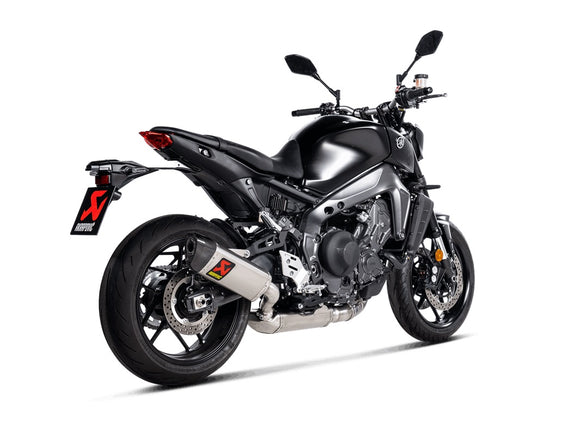 YAMAHA MT-09 - (2021-2023) Akrapovic Titanium Silencer Stainless 3-1 System - Road Legal