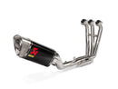 YAMAHA MT-09 - (2021-2023) Akrapovic Carbon Silencer 3-1 Race System - Race Removable Baffle