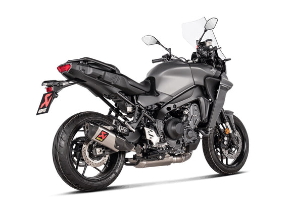 YAMAHA Tracer 9 / GT / GT+ - (2021-2024) Akrapovic Titanium Silencer Stainless 3-1 System - Road Legal