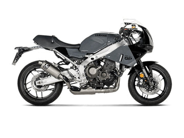 YAMAHA XSR900 - (2022-2023) Akrapovic Titanium Silencer Stainless 3-1 System - Road Legal