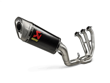 YAMAHA MT-09 - (2024-2026) Akrapovic Carbon Silencer 3-1 Race System - Race Removable Baffle