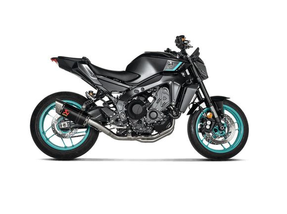 YAMAHA MT-09 - (2024-2026) Akrapovic Carbon Silencer 3-1 Race System - Race Removable Baffle