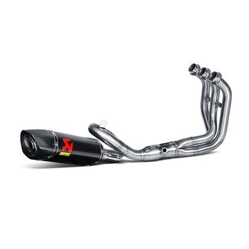 YAMAHA MT-09 - (2013-2020) Akrapovic Carbon Silencer 3-1 Race System - (Must Remove Centre Stand) - Hexagonal - Race Removable Baffle