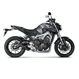 YAMAHA XSR900 - (2016-2021) Akrapovic Carbon Silencer Stainless 3-1 System - Race Removable Baffle
