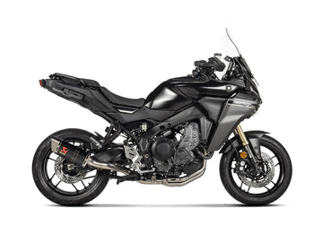 YAMAHA Tracer 9 / GT - (2024-2025) Akrapovic Carbon Silencer 3-1 Race System - Race Removable Baffle