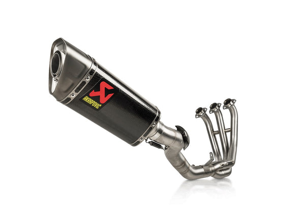 YAMAHA Tracer 9 / GT - (2021-2023) Akrapovic Carbon Silencer 3-1 Race System - Race Removable Baffle