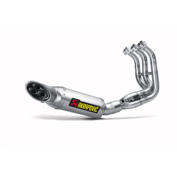 YAMAHA MT-09 - (2017-2020) Akrapovic Titanium Silencer Stainless 3-1 System - Removable Baffle