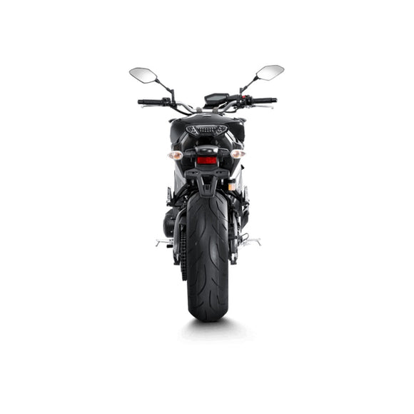 YAMAHA MT-09 - (2017-2020) Akrapovic Titanium Silencer Stainless 3-1 System - Removable Baffle