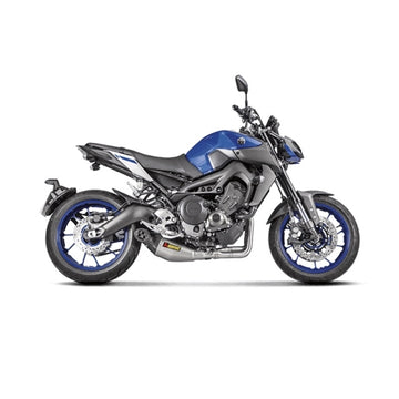 YAMAHA MT-09 - (2013-2020) Akrapovic Titanium Silencer Stainless 3-1 System - Road Legal