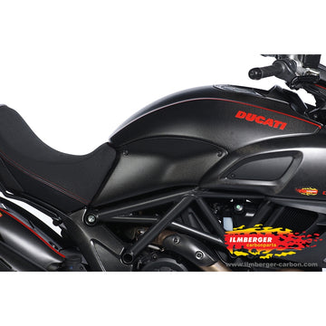 DUCATI Diavel 1200 (2011-2019) Ilmberger Carbon Tank Side Panel (Right) - (Matt Finish)