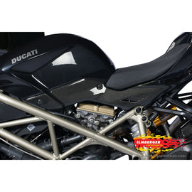 DUCATI 848 Streetfighter Evo Corse (2012-2015) Ilmberger Carbon Underseat Side Panels Left