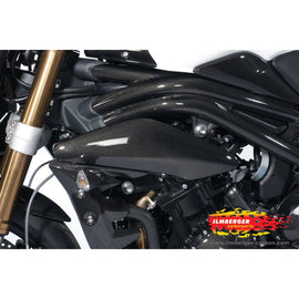 TRIUMPH Speed Triple [R] 1050 (2012-2015) Ilmberger Carbon Side Panel above Watercooler (Left)