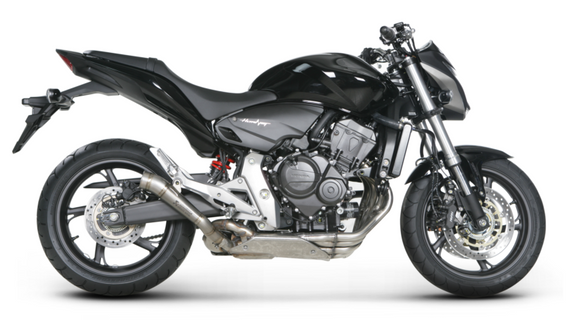 HONDA CB600 Hornet - (2007-2014) Akrapovic Titanium Silencer Slip-On Kit - Megaphone - Race Removable Baffle