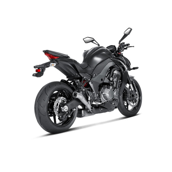 KAWASAKI Z1000SX - (2014-2019) Akrapovic Titanium Silencer Slip-On Kit - (Cannot Be Used With Panniers) Pair Megaphone Style - Race Removable Baffle