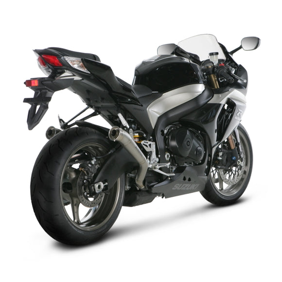 SUZUKI GSX-R1000 - (2009-2011) Akrapovic Titanium Silencer Slip-On Kit - Inc DB Killers - Pair Megaphone - Removable Baffle