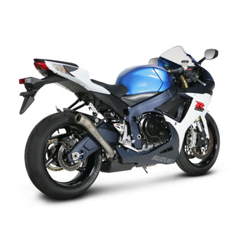 SUZUKI GSX-R750 - (2011-2018) Akrapovic Titanium Silencer Slip-On Kit - Megaphone - Race Removable Baffle