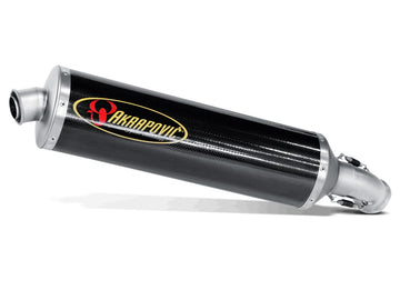 BMW K1200R - (2005-2008) Akrapovic Carbon Silencer Slip-On Kit - Road Legal